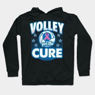 Volleyball For the Cure' Cancer Awareness Volleyball Hoodie